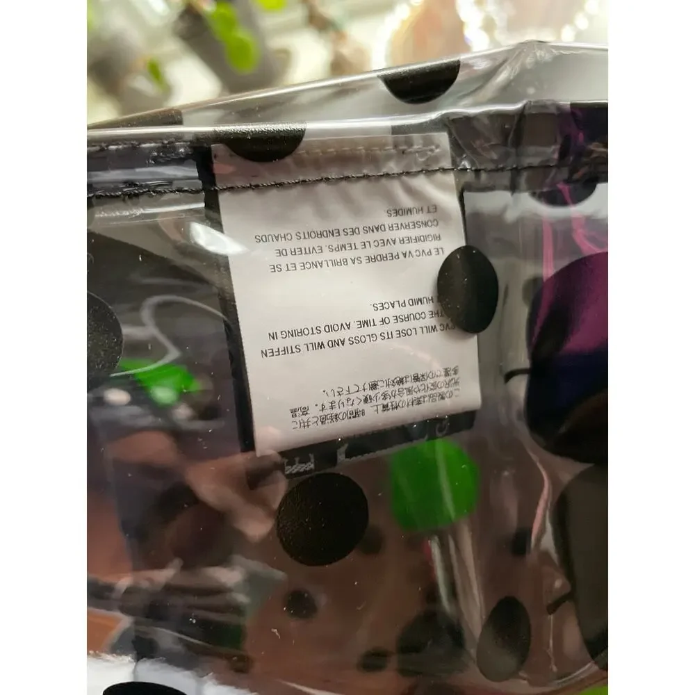 Comme des Garçons Beatles Beatles CDG clear Bag
